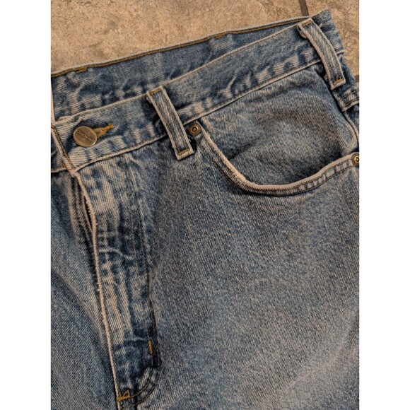 Carhartt B180 Relaxed Fit Jeans Men’s 36x30 Blue Workwear Denim - Picture 5 of 10